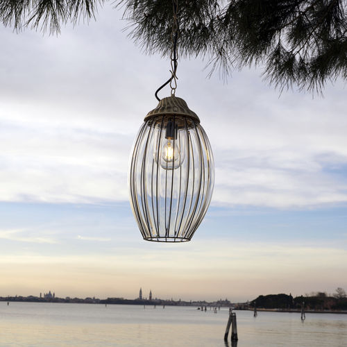 Hängelampe - NAUTILUS - Siru Lighting - geblasenes Glas / klassisch / mit Kabel