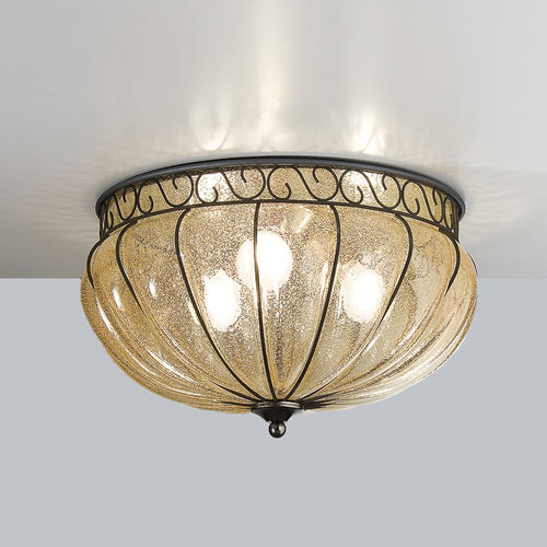 Klassische Deckenlampe - MARGHERITA - Siru Lighting - rund / Skulptur / geblasenes Glas