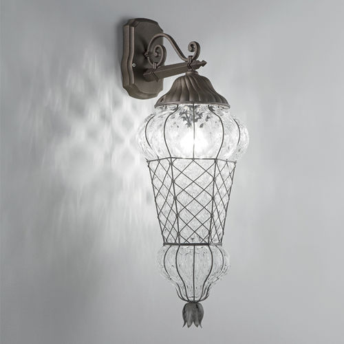 Klassische Wandleuchte - BABÀ - Siru Lighting - für Außenbereich / Metall / geblasenes Glas