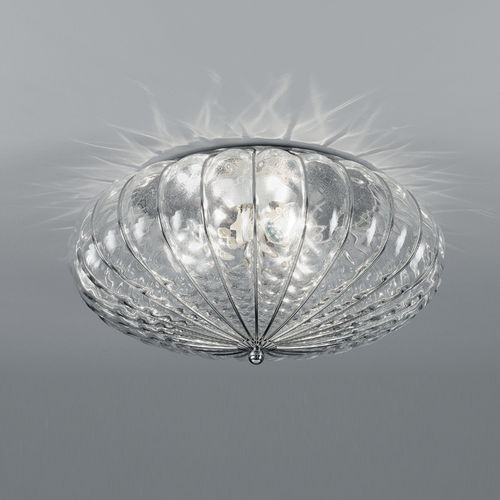 Klassische Deckenlampe - GIOVE - Siru Lighting - rund / Metalldraht / aus venezianischem Glas