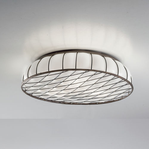 Moderne Deckenlampe - SOFFICE - Siru Lighting - rund / geblasenes Glas / Muranoglas