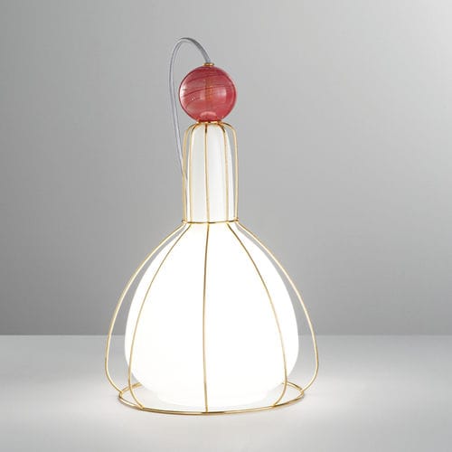 Tischlampe - DAMA - Siru Lighting - Metalldraht / geblasenes Glas / modern