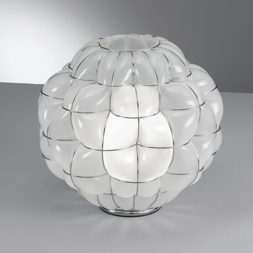 Tischlampe - POUFF - Siru Lighting - Metalldraht / geblasenes Glas / modern