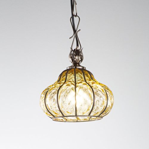 Hängelampe - CARRO - Siru Lighting - Metalldraht / geblasenes Glas / klassisch