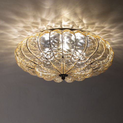 Klassische Deckenlampe - SOLE - Siru Lighting - rund / Skulptur / Metalldraht