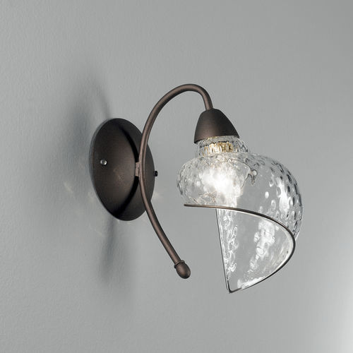 Klassische Wandleuchte - CHIOCCIOLA - Siru Lighting - für den Innenraum / geblasenes Glas / Metall