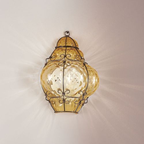 Klassische Wandleuchte - CLASSIC - Siru Lighting - für den Innenraum / Metalldraht / aus venezianischem Glas