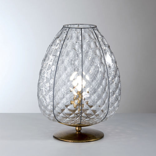 Tischlampe - GEMMA - Siru Lighting - Metalldraht / geblasenes Glas / klassisch