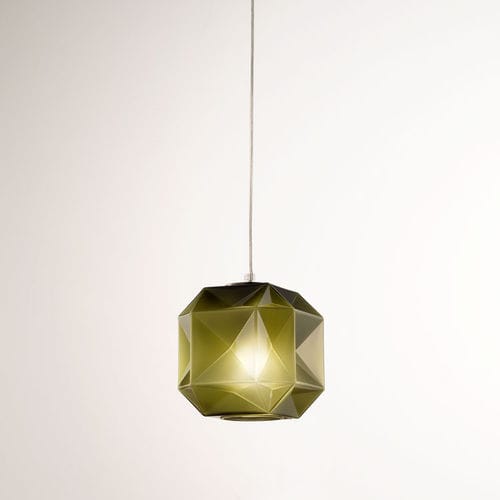 Hängelampe - CUBO - Siru Lighting - geblasenes Glas / modern / mit Kabel