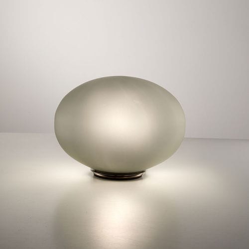 Tischlampe - BOLLA - Siru Lighting - geblasenes Glas / Rauchglas / modern