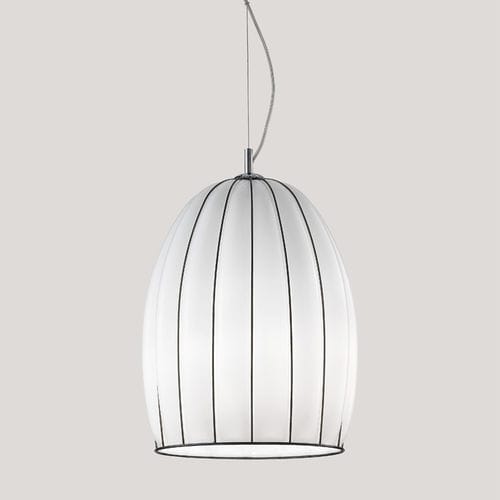 Hängelampe - SALICE - Siru Lighting - Metalldraht / geblasenes Glas / klassisch