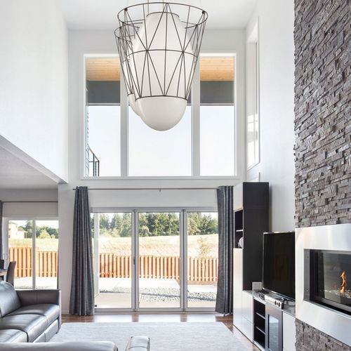 Hängelampe - SEGNI - Siru Lighting - Metalldraht / geblasenes Glas / modern