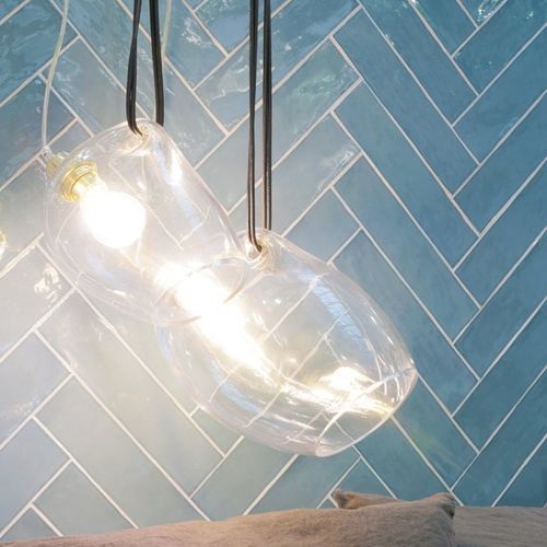 Hängelampe - LAGOON - Siru Lighting - geblasenes Glas / Muranoglas / Rauchglas