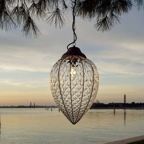 Spießlampe - POVEGLIA - Siru Lighting - Glas / modern / mit Kabel