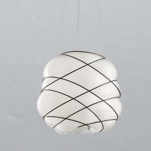 Hängelampe - NUAGE - Siru Lighting - Metall / Glas / geblasenes Glas