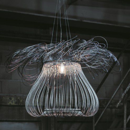 Hängelampe - ANEMONE - Quasar Holland - Nickel / modern / mit Kabel