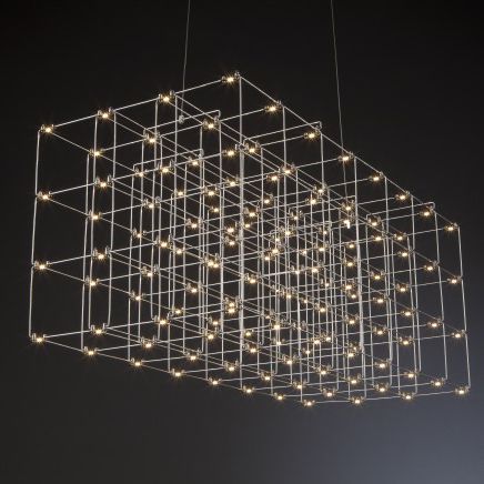 Hängelampe - COSMOS - Quasar Holland - Nickel / originelles Design / mit Kabel
