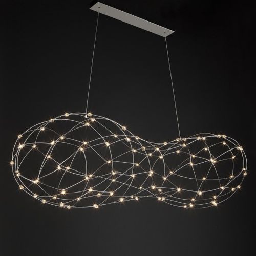 Hängelampe - CLOUD - Quasar Holland - Nickel / modern / mit Kabel