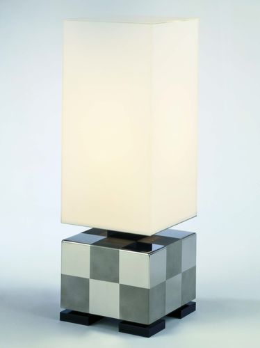 Tischlampe - EMPIRE STATE - Quasar Holland - Edelstahl / modern / mit Kabel