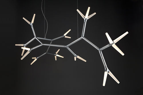 Hängelampe - SPARKS - Quasar Holland - Aluminium / Acryl / originelles Design