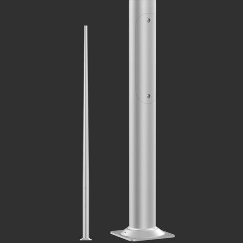 Fahnenmast - SAL-5/B60 - Rosa - ZPSO Stanislaw Rosa - Aluminium