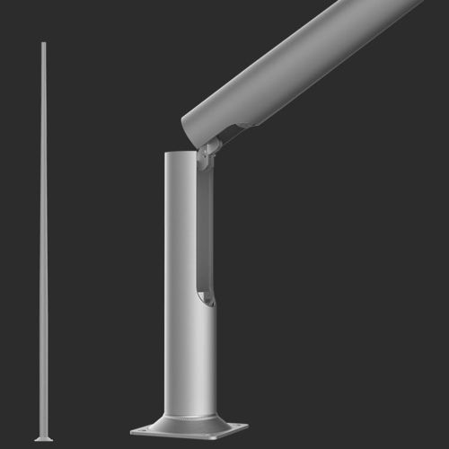Lichtmast - SAL-70/P - Rosa - ZPSO Stanislaw Rosa - Aluminium / regelbar