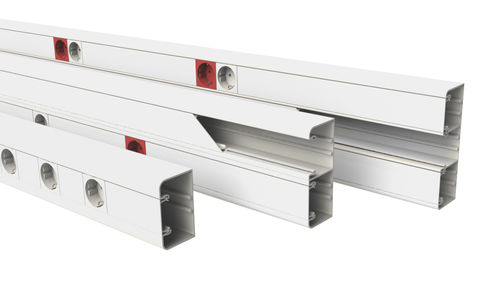 PVC-Kabelkanal - CDM - BASOR Electric, - wandmontiert / für professionellen Gebrauch / Winkel