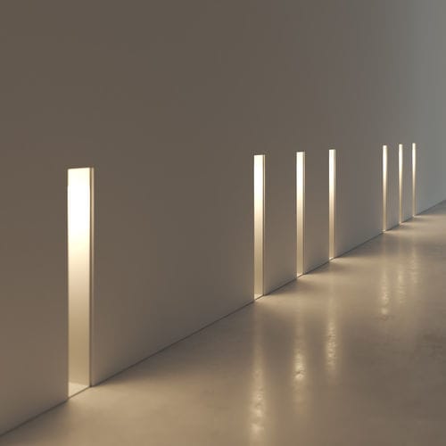 Moderne Wandleuchte - ONLY LIGHT DOWN - PROLICHT - für den Innenraum / für Außenbereich / Aluminium