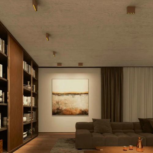 Deckenstrahler - MAGIQ HOLLOW  - PROLICHT - Wand / Aufbau / LED