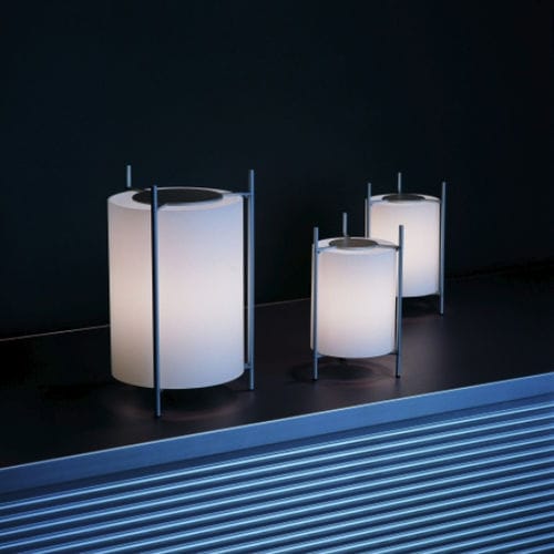 Tischlampe - JAPAN - Carpyen, - aus verchromtem Metall / Polycarbonat / modern