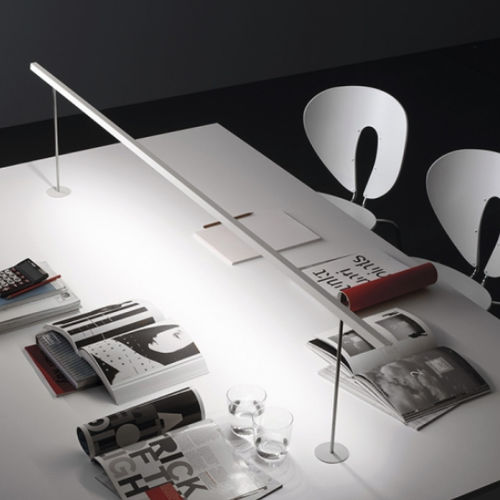Tischlampe - LINEAL - Carpyen, - Aluminium / Nickel / modern