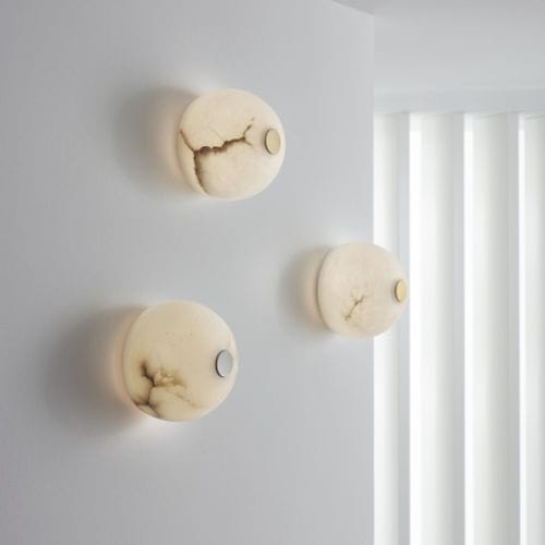 Moderne Wandleuchte - NEIL - Carpyen, - für den Innenraum / Alabaster / für Privatgebrauch