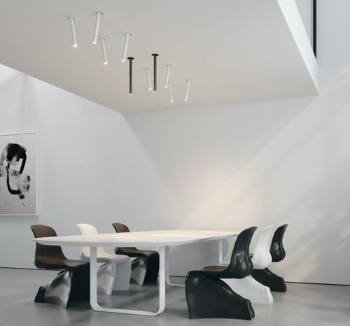 Moderne Deckenleuchte - POP P04 MAGIC - OTY - linear / aus lackiertem Metall / LED