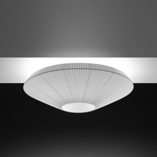 Moderne Deckenleuchte - SIAM 80 - BOVER Barcelona - rund / Edelstahl / Methacrylat