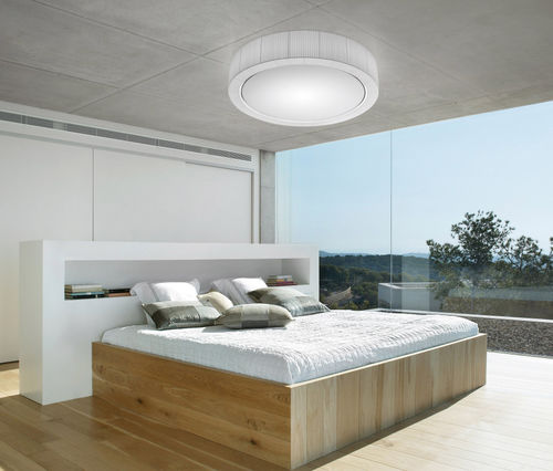 Moderne Deckenleuchte - URBAN PF/120 - BOVER Barcelona - rund / Metall / Kompaktleuchtstoff