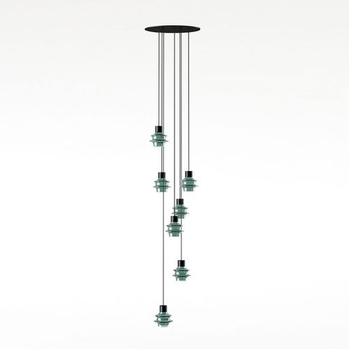 Hängelampe - DROP S/07L - BOVER Barcelona - Aluminium / Borosilikatglas / modern