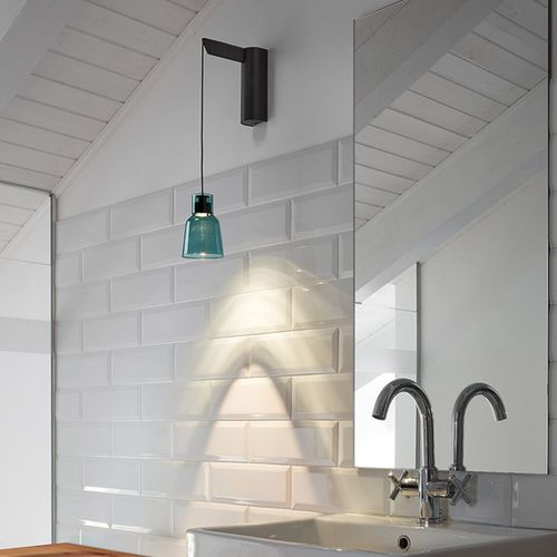 Moderne Wandleuchte - DRIP/DROP A/01 - BOVER Barcelona - für den Innenraum / Aluminium / Borosilikatglas