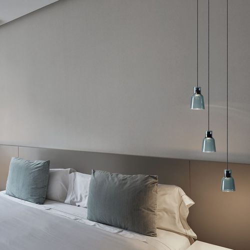 Hängelampe - DRIP/DROP S/03L - BOVER Barcelona - Borosilikatglas / modern / mit Kabel
