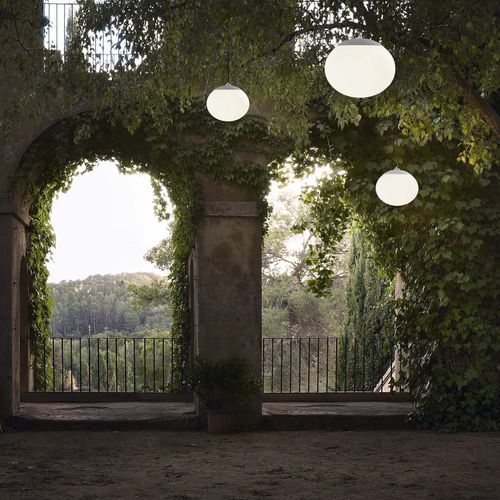 Hängelampe - ELIPSE S/50/H - BOVER Barcelona - Polyethylen / modern / mit Kabel