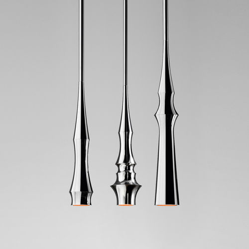 Hängelampe - SLEND SET 3 - BOVER Barcelona - Aluminium / modern / mit Kabel
