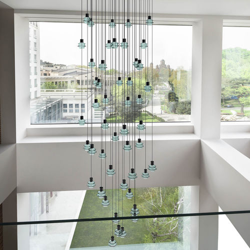 Hängelampe - DRIP/DROP S/48L - BOVER Barcelona - geblasenes Glas / Borosilikatglas / modern