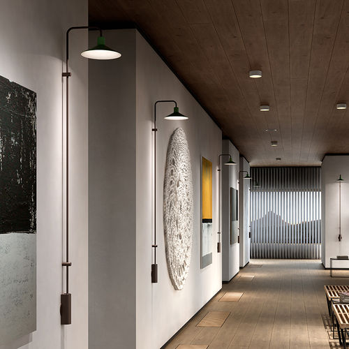 Moderne Wandleuchte - PLATET A/06 - BOVER Barcelona - für den Innenraum / Aluminium / Glas