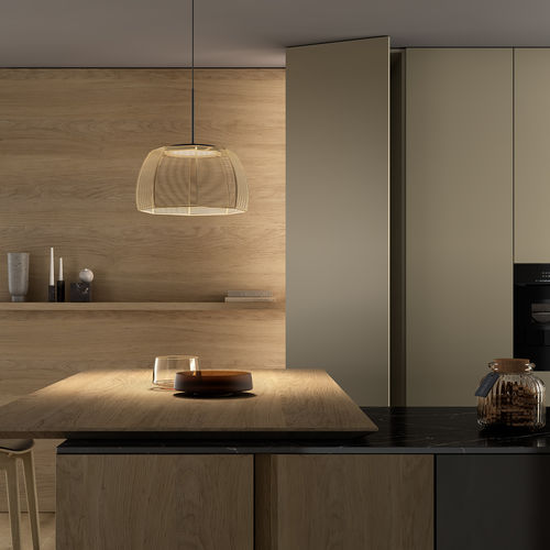 Hängelampe - TANIT S/43 - BOVER Barcelona - Aluminium / modern / mit Kabel