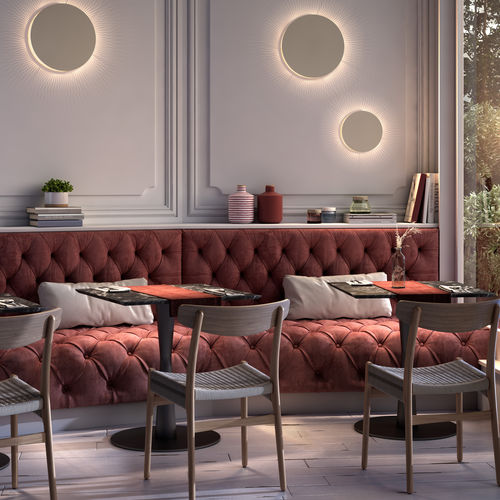 Moderne Wandleuchte - HELIOS A/01 - BOVER Barcelona - für den Innenraum / Aluminium / Eisen