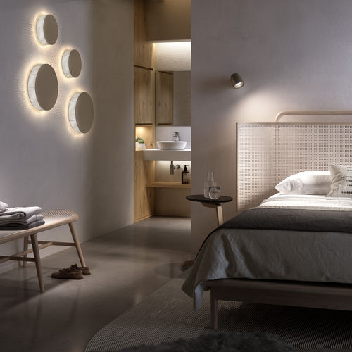 Moderne Wandleuchte - HELIOS A/02 - BOVER Barcelona - für den Innenraum / Aluminium / Eisen