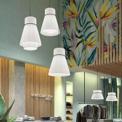 Hängelampe - FOLIE S/70.2 - BOVER Barcelona - Aluminium / Stahl / Polycarbonat