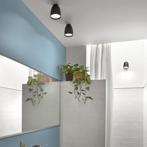 Moderne Deckenleuchte - NUT PF/10 - BOVER Barcelona - rund / Aluminium / Edelstahl