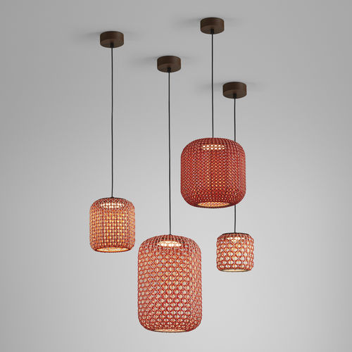 Hängelampe - NANS S/16  - BOVER Barcelona - Aluminium / Edelstahl / Synthetikfaser