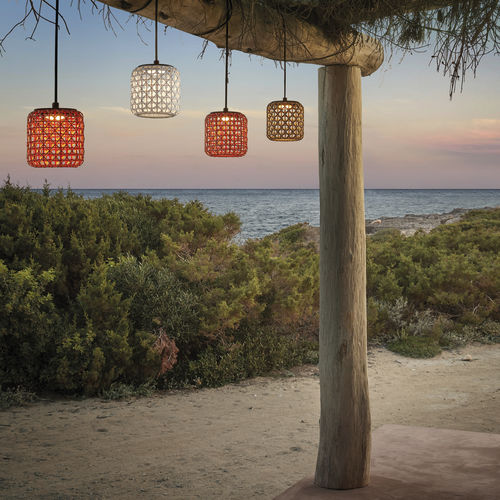 Hängelampe - NANS S/16/H - BOVER Barcelona - Aluminium / Edelstahl / Polycarbonat