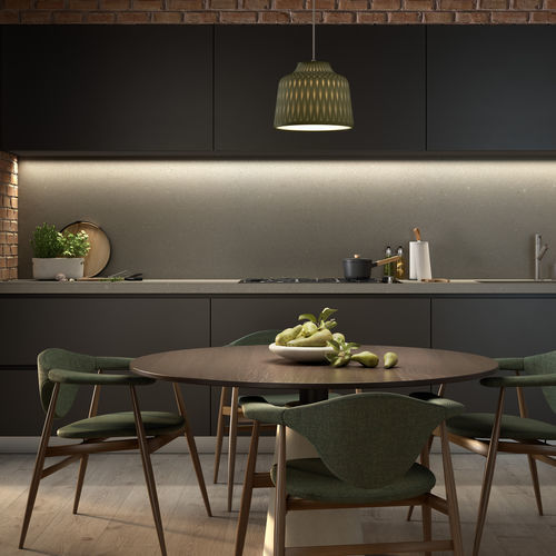 Hängelampe - Soft S/30 - BOVER Barcelona - Eisen / Polycarbonat / Silikon